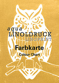 Aqua Linoldruck - Colour chart