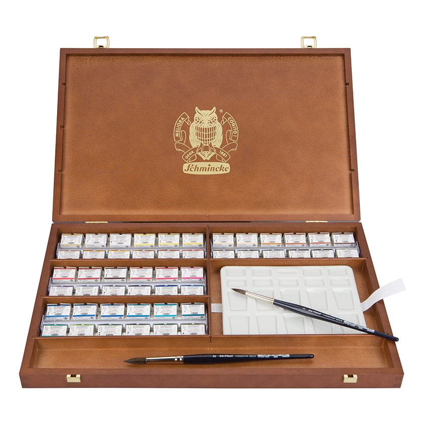 Großer Holzkasten, nussbaum-gebeizt, 48 x 1/1 Näpfchen