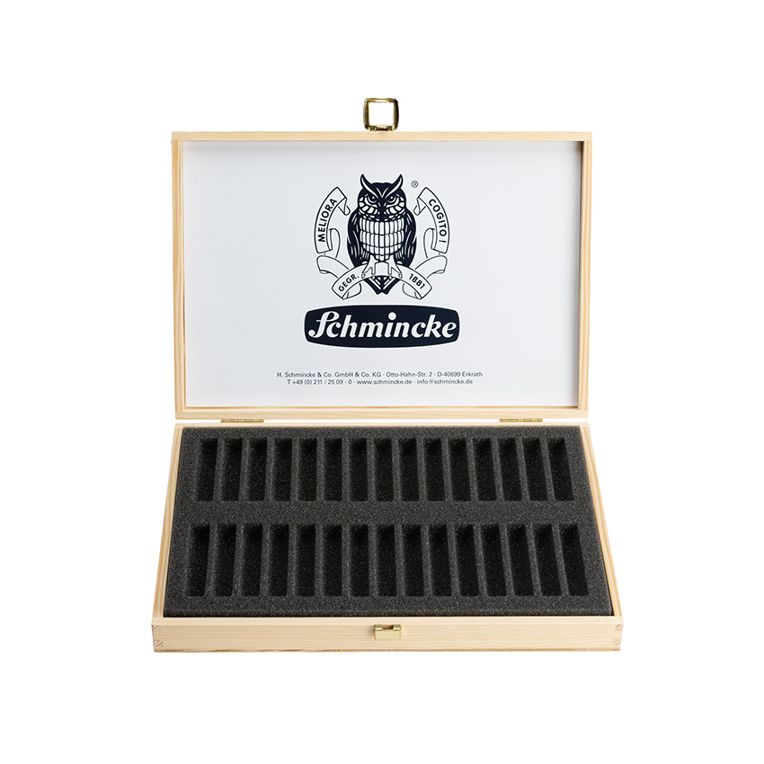 Holzkasten für 30 Pastellstifte