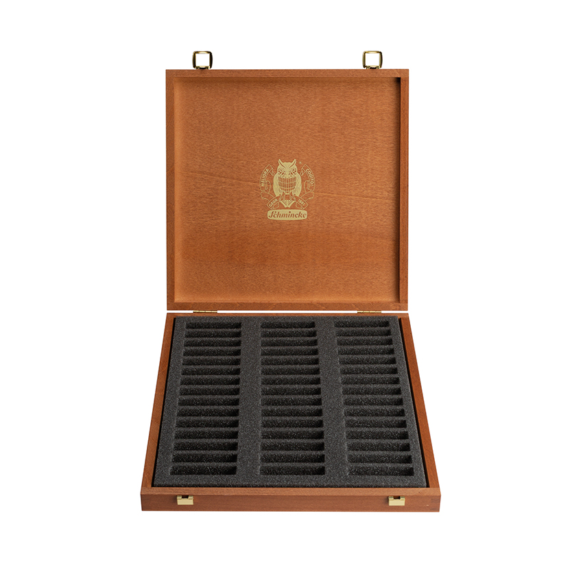 Holzkasten für 45 Pastellstifte