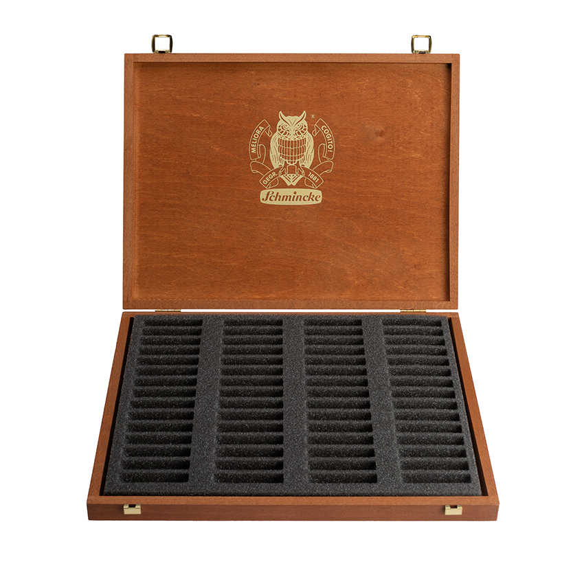 Holzkasten für 60 Pastellstifte